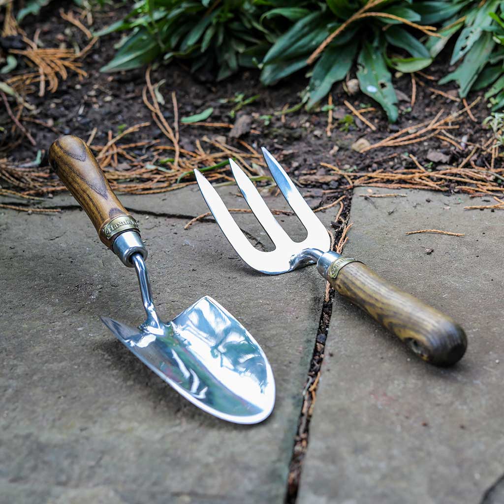 hand fork and hand trowl