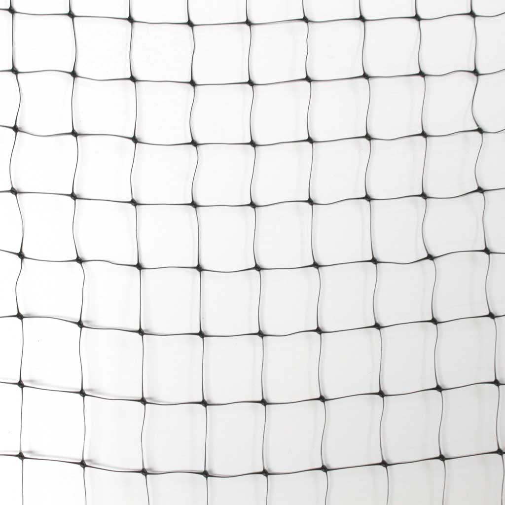 lightweight black plastic garden and construction netting
