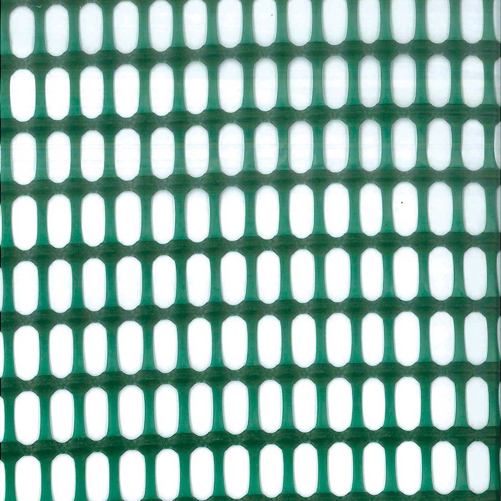 green plastic mesh with small holes