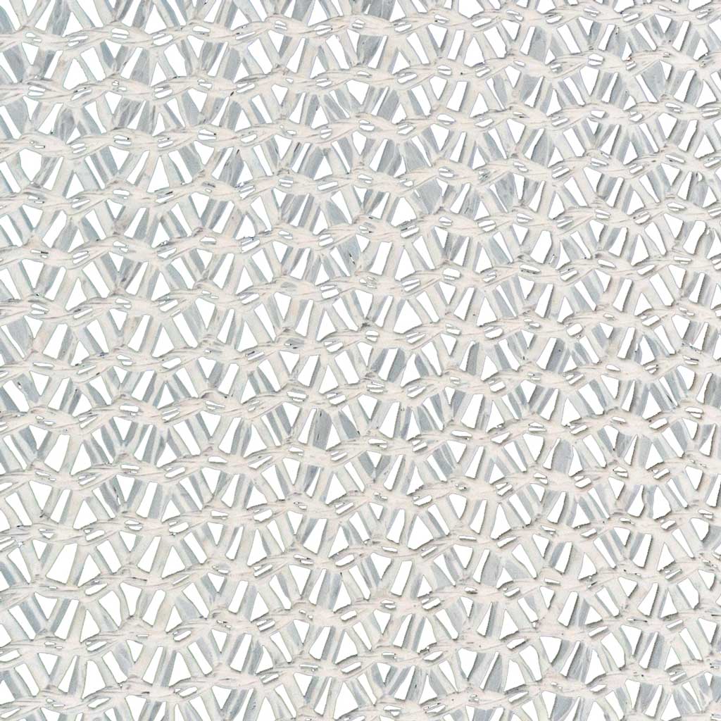 white plastic netting