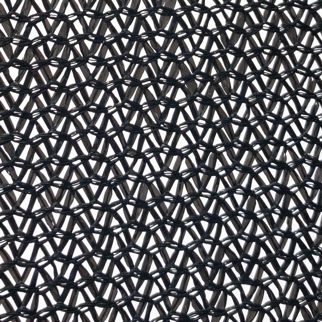 black plastic woven netting