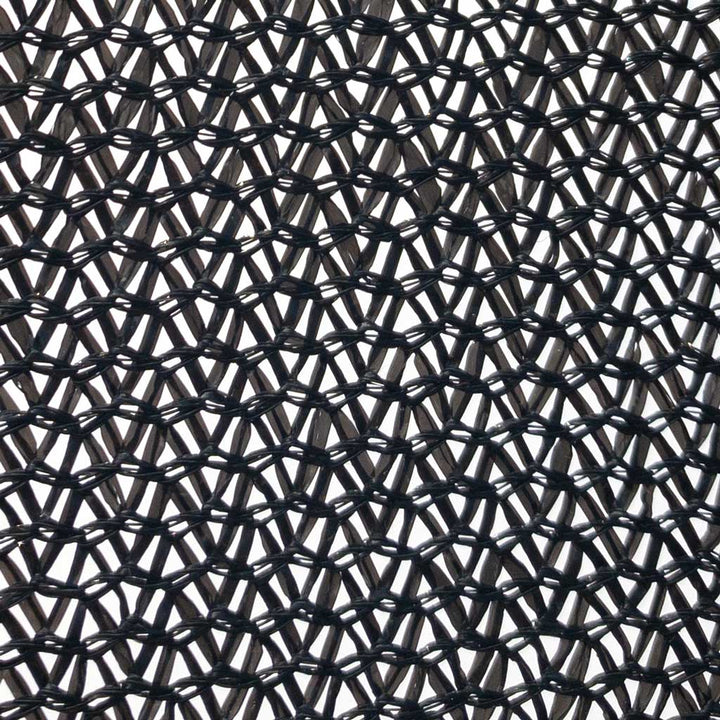 black plastic woven netting