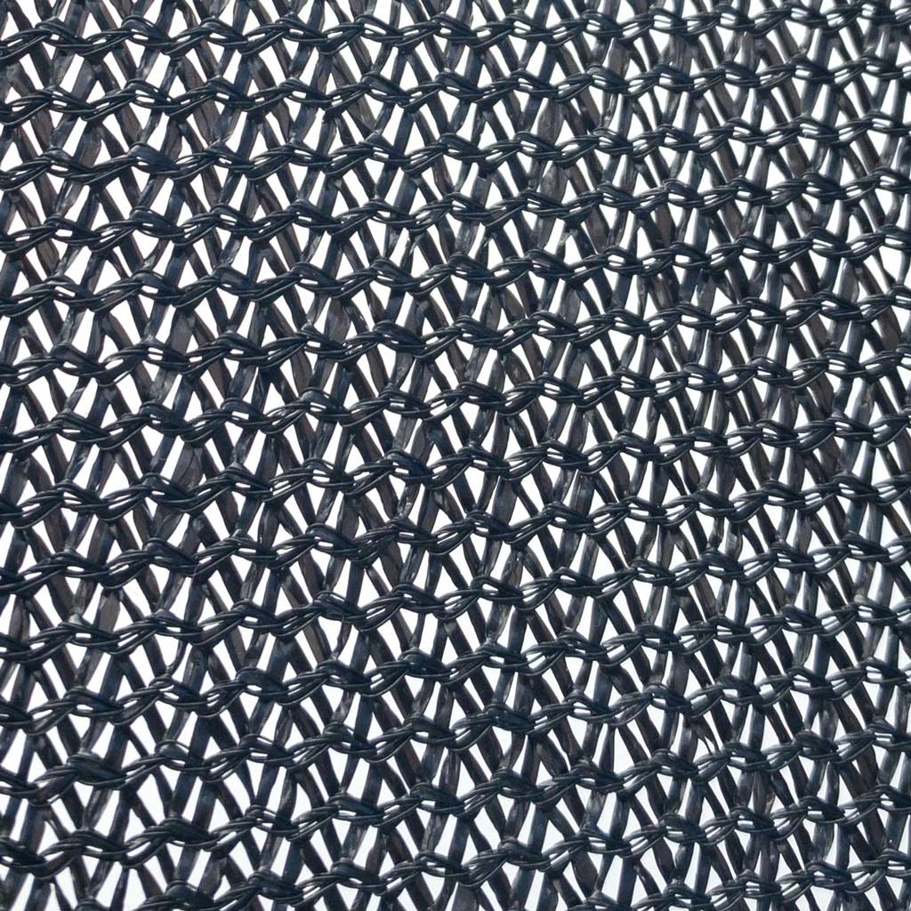 black plastic net fabric