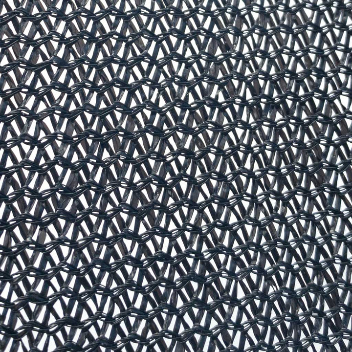 black plastic net fabric