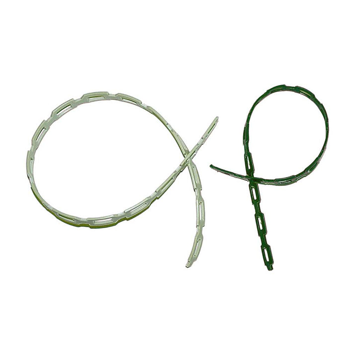 two lock supports for plants