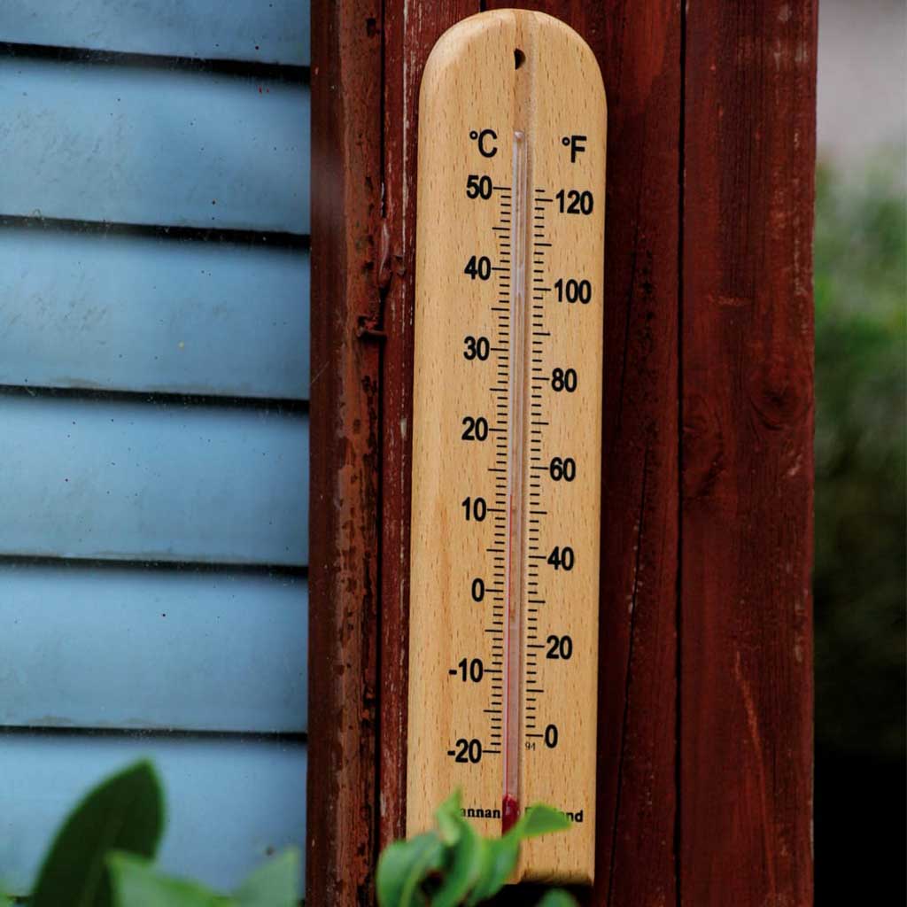 wood thermometer