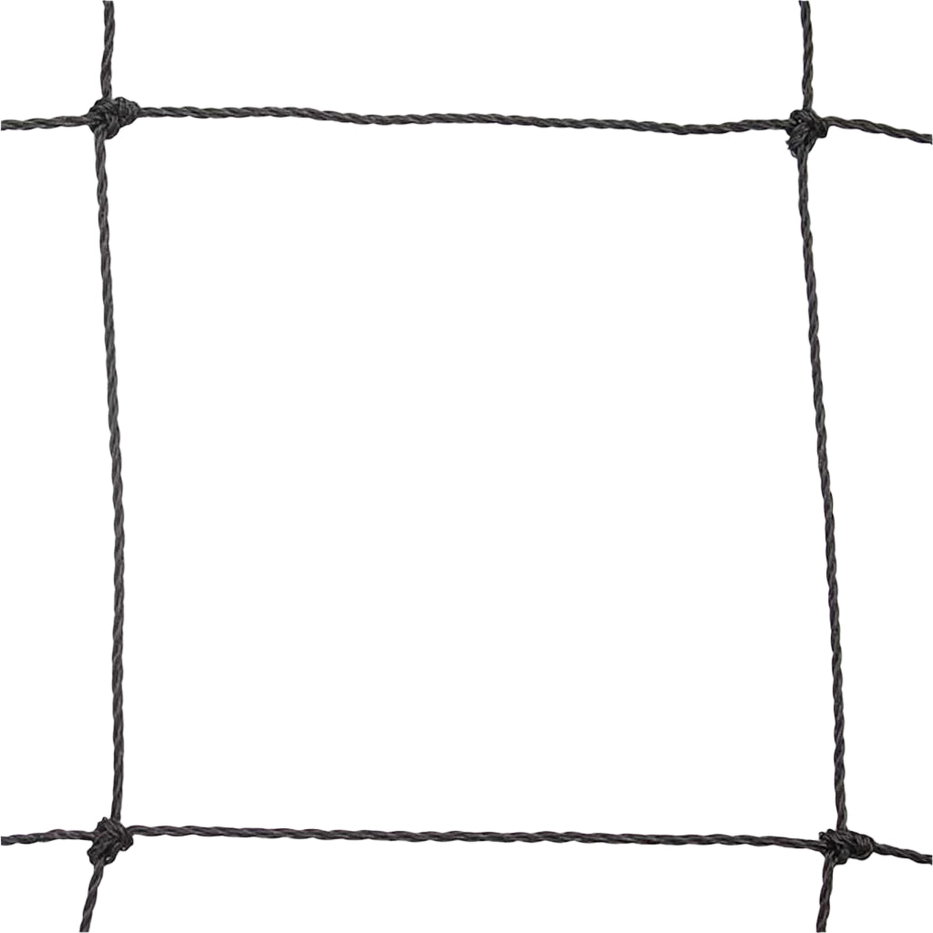 Knowle Nets Plant Support Netting in 100mm heavy duty knotted square mesh on a white background