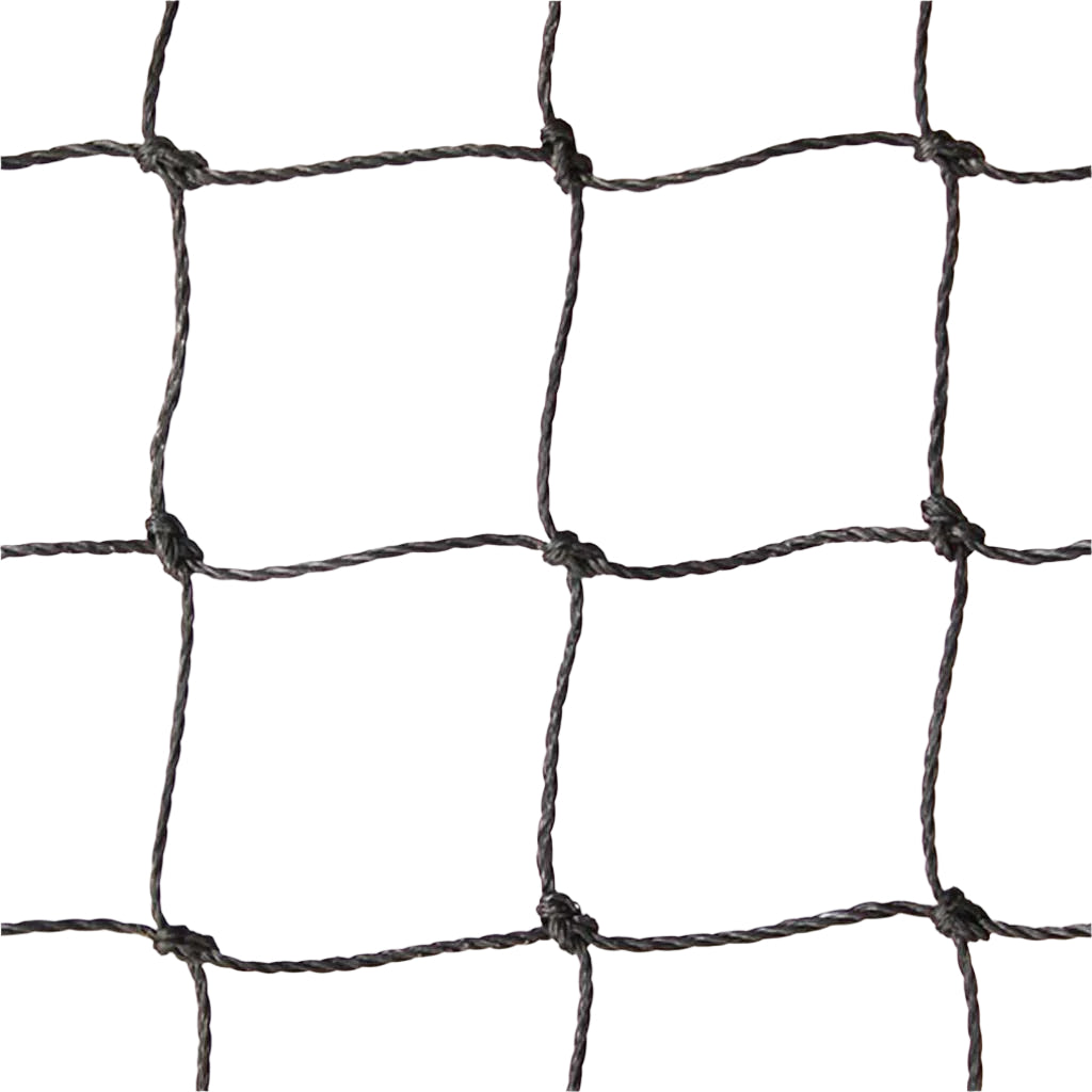 Knowle Nets Plant Support Netting in 50mm heavy duty knotted square mesh on a white background