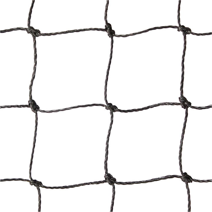 Knowle Nets Plant Support Netting in 50mm heavy duty knotted square mesh on a white background